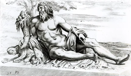 Fluss Tiber, ca. 1653